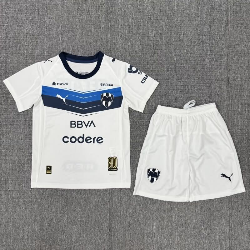 Kids Monterrey 25/26 Away Soccer Jersey And Shorts Kids Monterrey 25/26 Away Soccer Jersey And Shorts