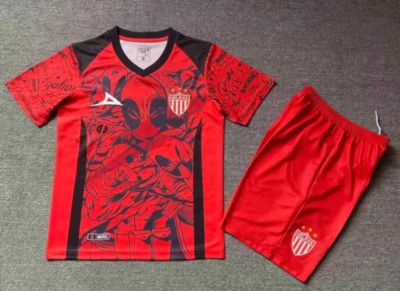 Kids Necaxa 25/26 Special Soccer Jersey And Shorts