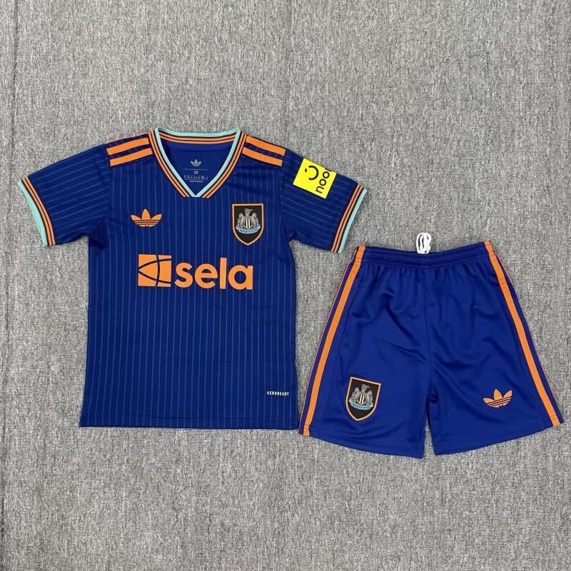 Kids Newcastle United 25/26 Third Soccer Jersey And Shorts