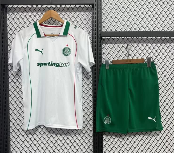 Kids Palmeiras 2026 Away Soccer Jersey And Shorts