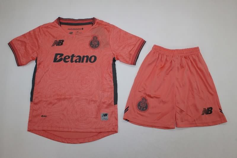 Kids Porto 25/26 Away Soccer Jersey And Shorts