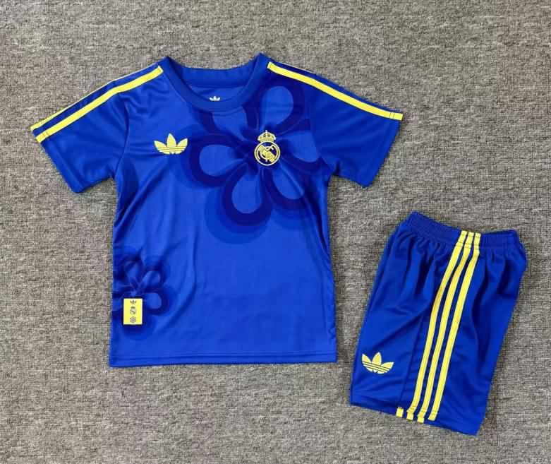 Kids Real Madrid 25/26 Special Soccer Jersey And Shorts 10