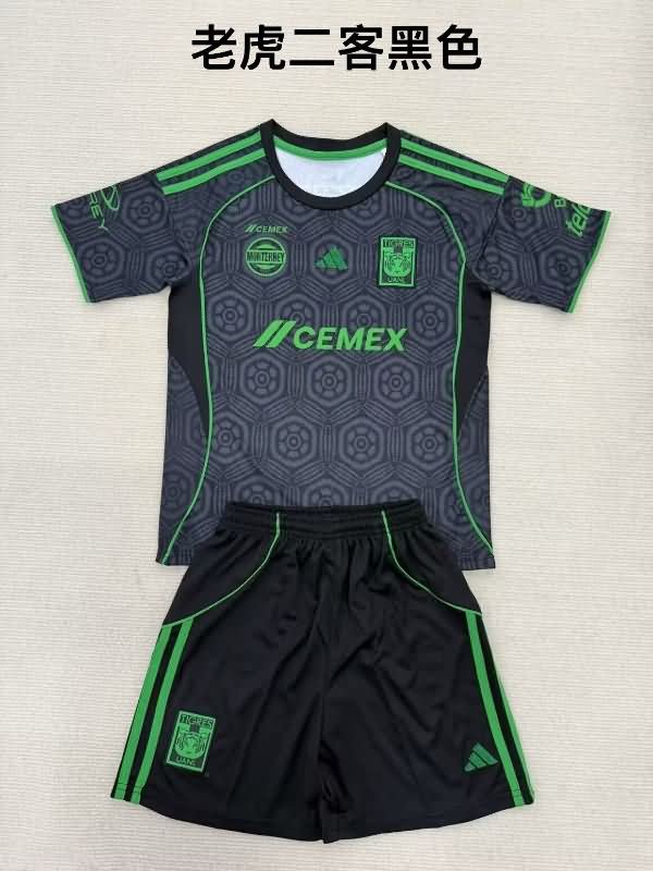 Kids Tigres UANL 25/26 Third Soccer Jersey And Shorts