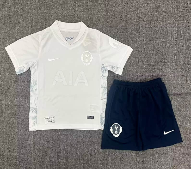 Kids Tottenham Hotspur 25/26 125th Anniversary Soccer Jersey And Shorts