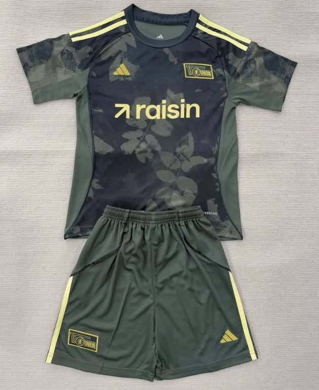 Kids Union Berlin 25/26 Away Soccer Jersey And Shorts