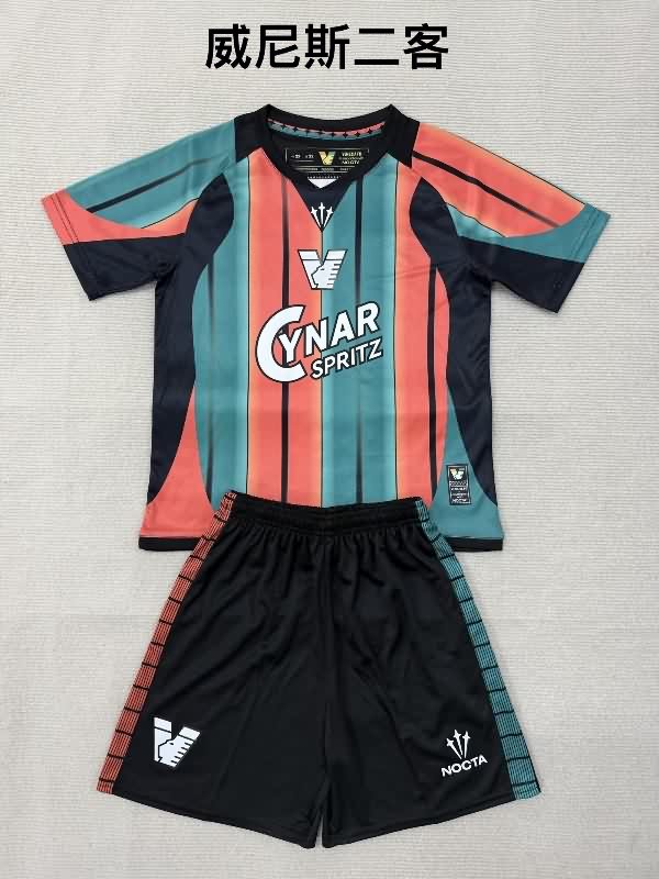Kids Venezia 25/26 Third Soccer Jersey And Shorts