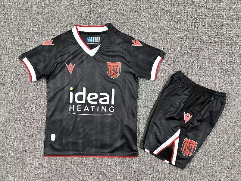 Kids West Bromwich 25/26 Third Soccer Jersey And Shorts