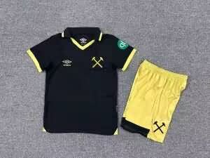 Kids West Ham 25/26 Third Soccer Jersey And Shorts