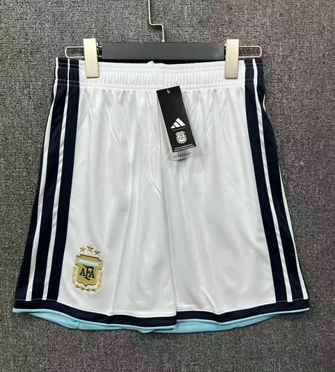 AAA Quality Argentina 2026 White Soccer Shorts