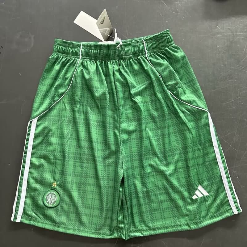 AAA Quality Celtic 25/26 Home Soccer Shorts
