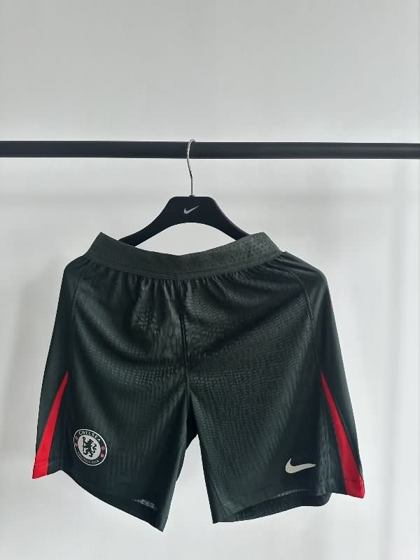 AAA Quality Chelsea 2025/26 Away Green Soccer Shorts (Player)