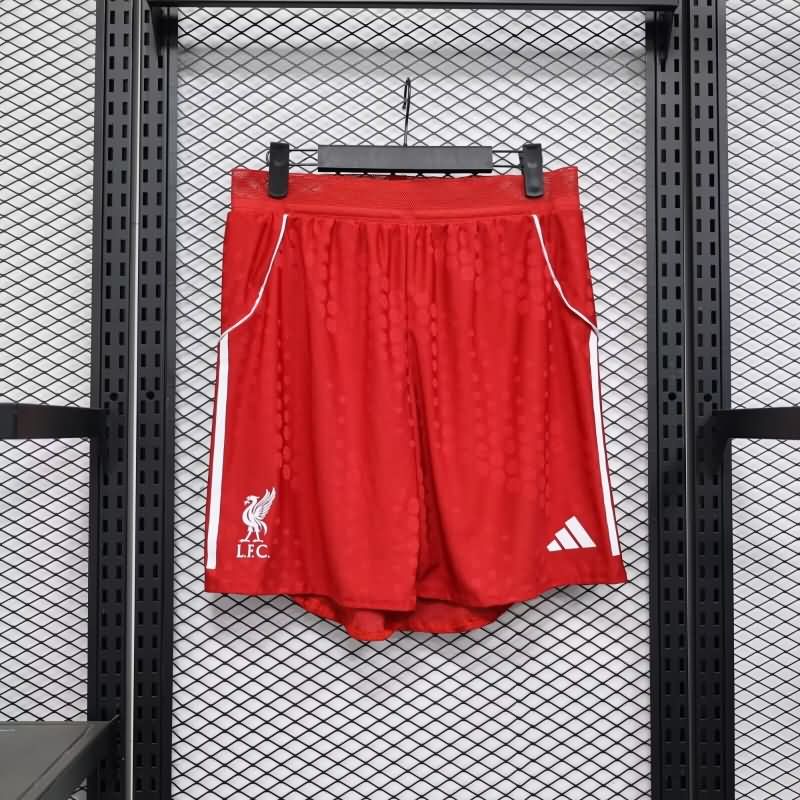 AAA Quality Liverpool 25/26 Home Soccer Shorts (Player)