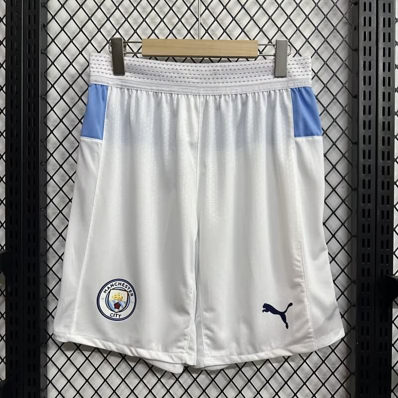 AAA Quality Manchester City 25/26 Home Soccer Shorts (Player)