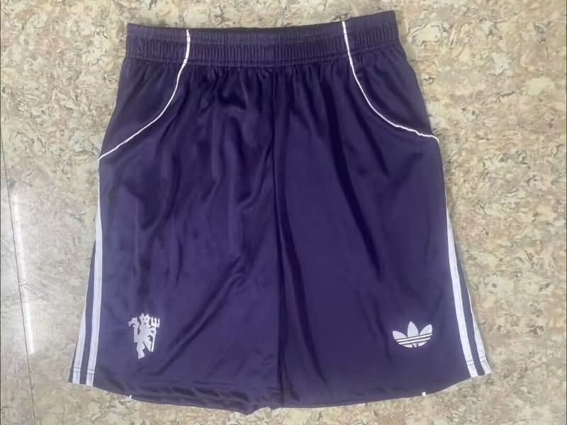 AAA Quality Manchester United 2025/26 Away Soccer Shorts