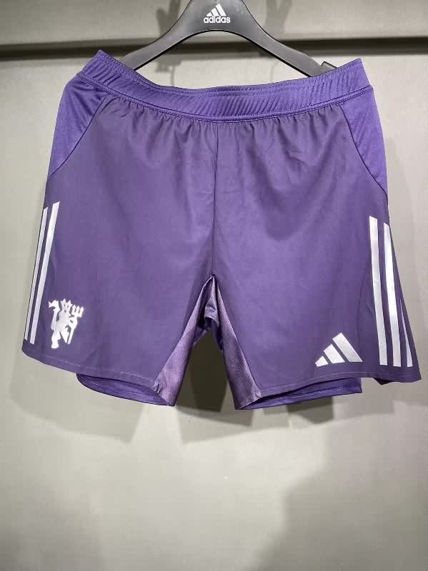 AAA Quality Manchester United 2025/26 Away Soccer Shorts (Player)