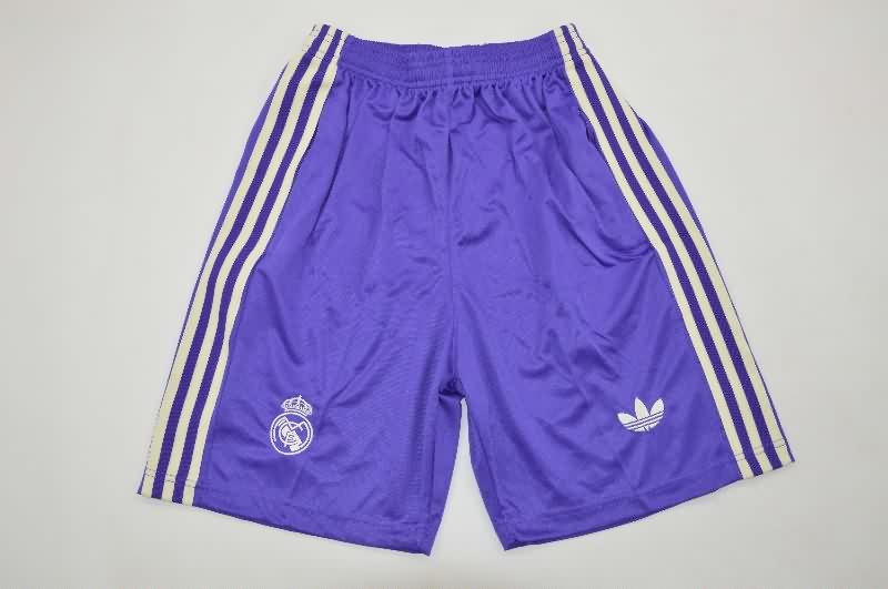 AAA Quality Real Madrid 25/26 Purple Soccer Shorts
