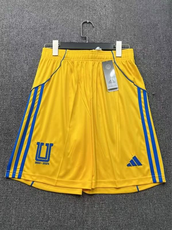 AAA Quality Tigres UANL 25/26 Home Soccer Shorts