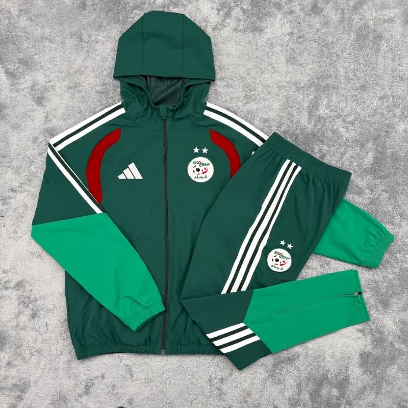AAA Quality Algeria 2026 Green Soccer Tracksuit 02
