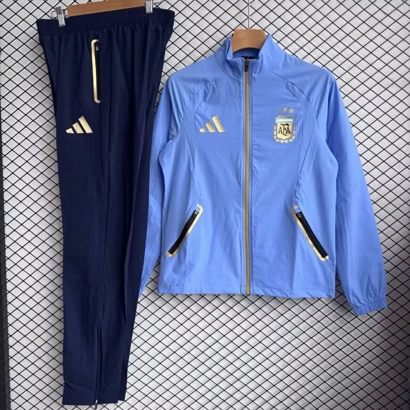 AAA Quality Argentina 2026 Blue Soccer Tracksuit