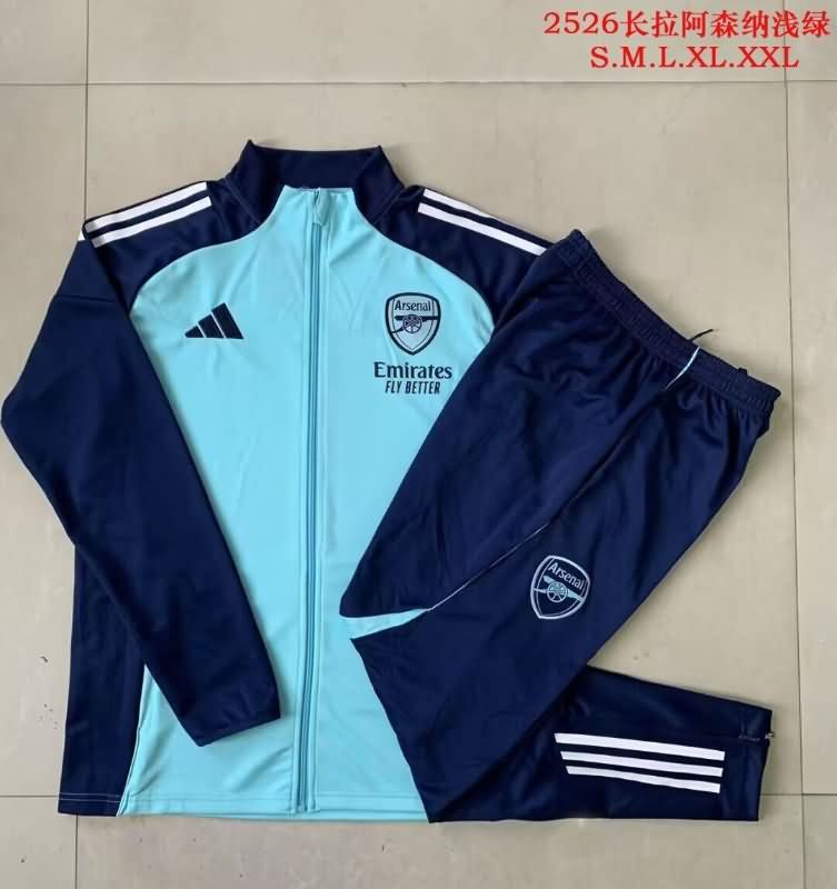 AAA Quality Arsenal 25/26 Blue Soccer Tracksuit