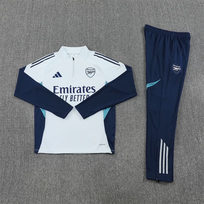 AAA Quality Arsenal 25/26 Grey Soccer Tracksuit