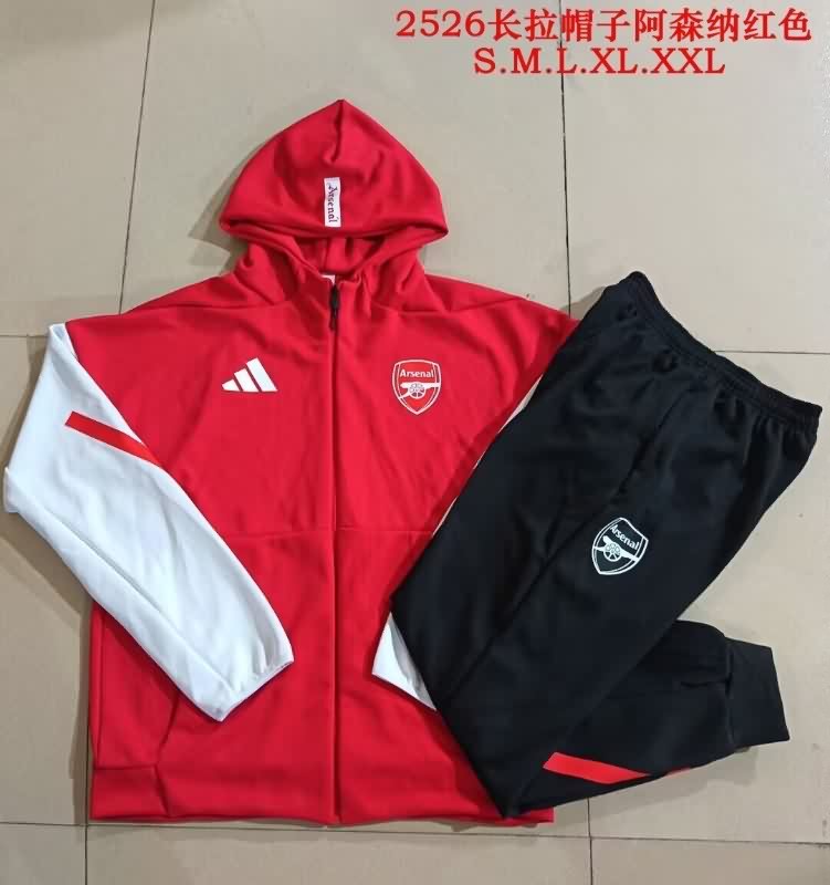 AAA Quality Arsenal 25/26 Red Soccer Tracksuit 08