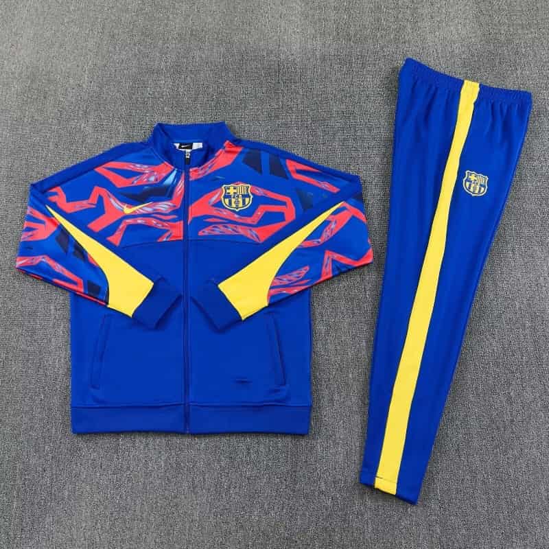 AAA Quality Barcelona 25/26 Blue Soccer Tracksuit 05