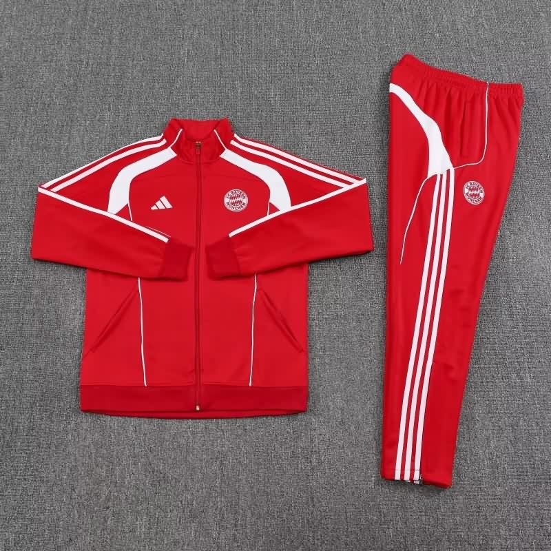 AAA Quality Bayern Munich 25/26 Red Soccer Tracksuit