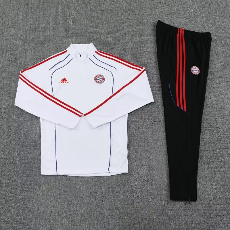 AAA Quality Bayern Munich 25/26 White Soccer Tracksuit 03