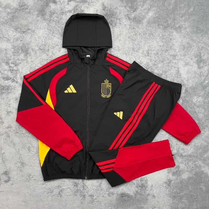 AAA Quality Belgium 2026 Black Soccer Tracksuit AAA Quality Belgium 2026 Black Soccer Tracksuit