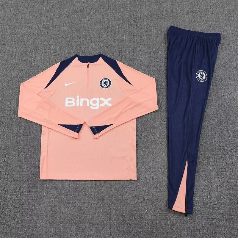 AAA Quality Chelsea 25/26 Pink Soccer Tracksuit
