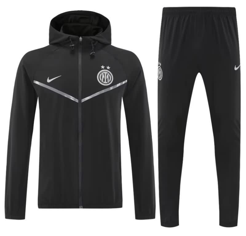 AAA Quality Inter Milan 25/26 Black Soccer Tracksuit 03