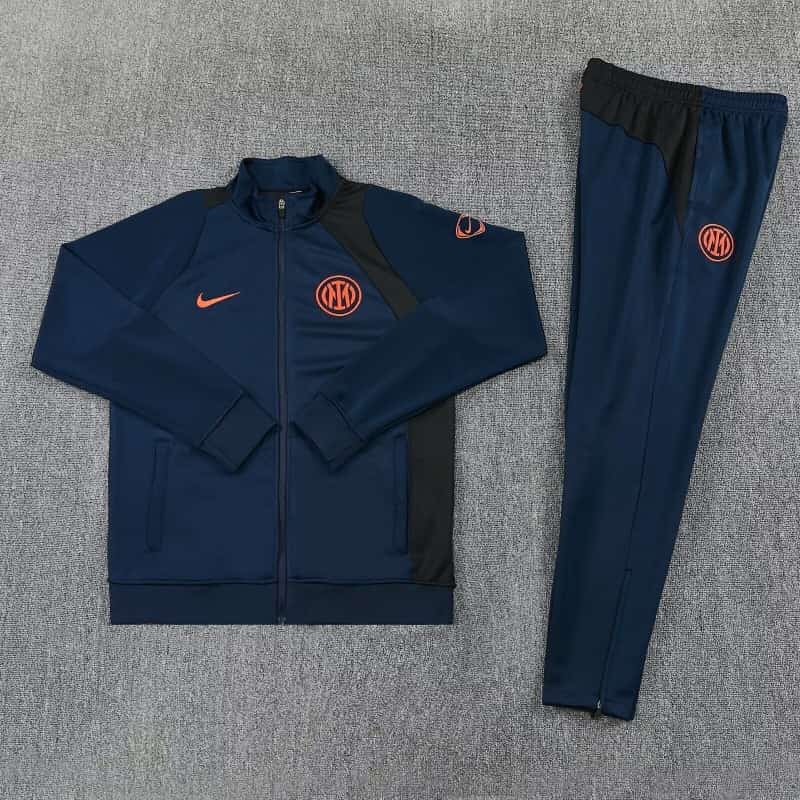 AAA Quality Inter Milan 25/26 Dark Blue Soccer Tracksuit 02