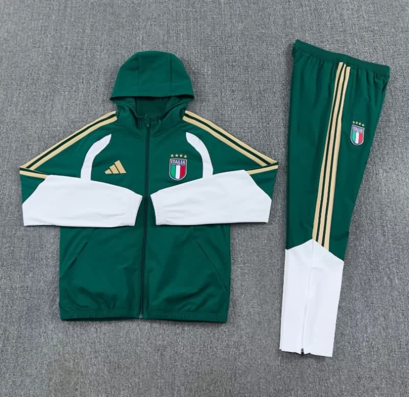 AAA Quality Italy 2026 Green Soccer Tracksuit 02 AAA Quality Italy 2026 Green Soccer Tracksuit 02