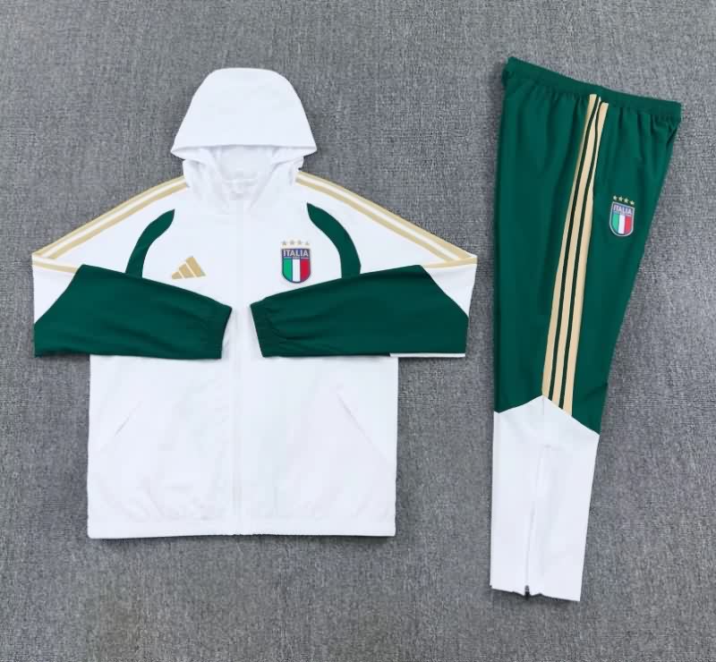 AAA Quality Italy 2026 White Soccer Tracksuit 02 AAA Quality Italy 2026 White Soccer Tracksuit 02