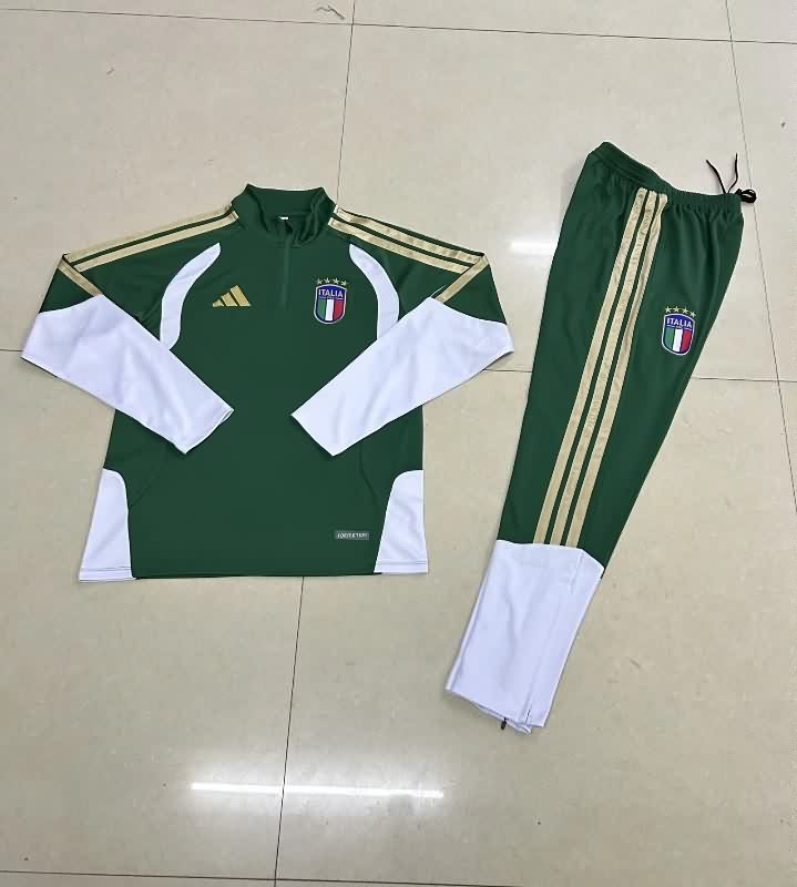 AAA Quality Italy 2026 Green Soccer Tracksuit