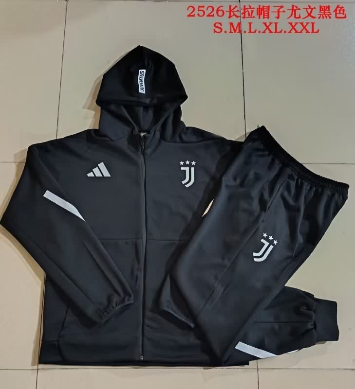 AAA Quality Juventus 25/26 Black Soccer Tracksuit 04 AAA Quality Juventus 25/26 Black Soccer Tracksuit 04