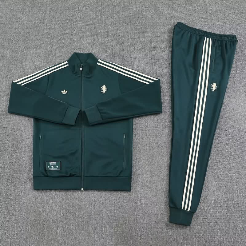 AAA Quality Juventus 25/26 Green Soccer Tracksuit
