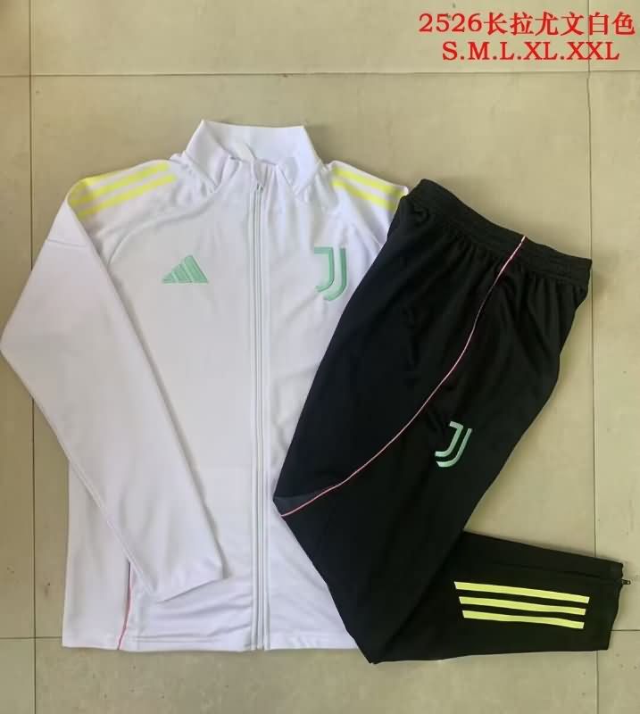 AAA Quality Juventus 25/26 White Soccer Tracksuit 03