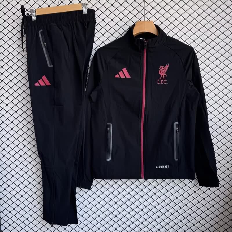 AAA Quality Liverpool 25/26 Black Soccer Tracksuit 04