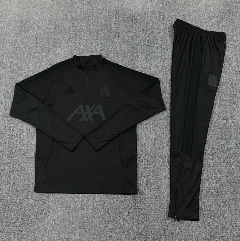 AAA Quality Liverpool 25/26 Black Soccer Tracksuit 07