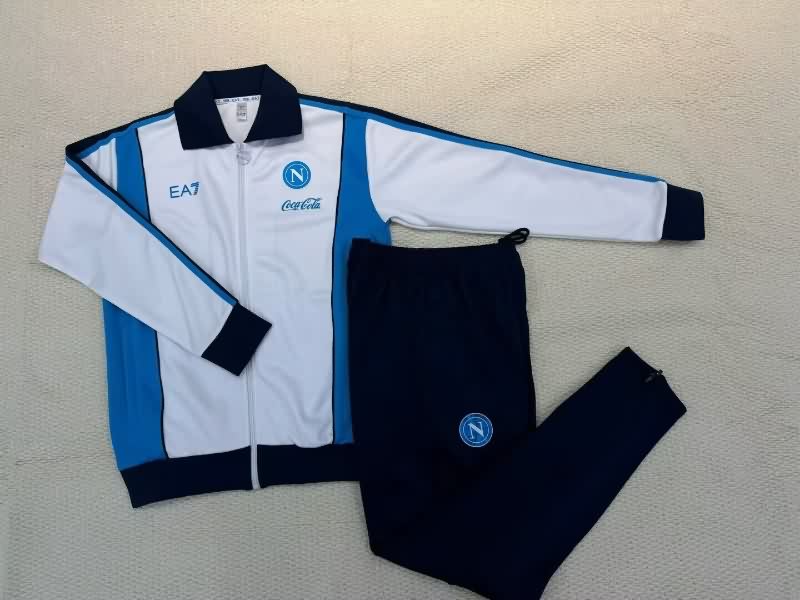AAA Quality Napoli 25/26 White Soccer Tracksuit 02