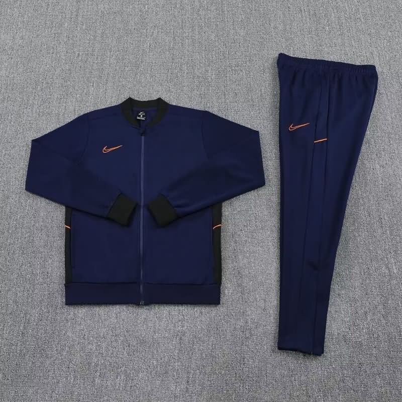 AAA Quality Nike 2025 Dark Blue Soccer Tracksuit