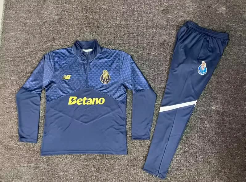 AAA Quality Porto 25/26 Dark Blue Soccer Tracksuit