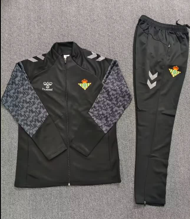 AAA Quality Real Betis 25/26 Black Soccer Tracksuit 03 AAA Quality Real Betis 25/26 Black Soccer Tracksuit 03