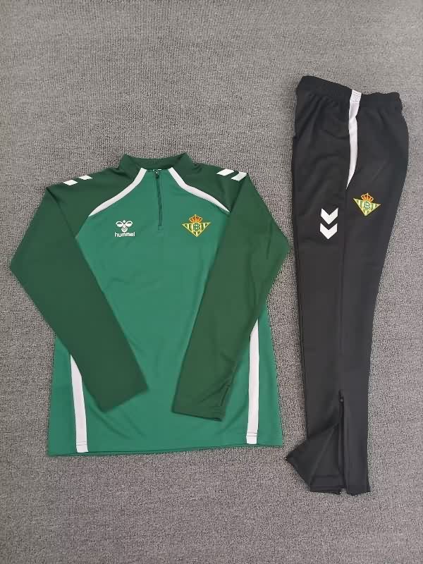 AAA Quality Real Betis 25/26 Green Soccer Tracksuit