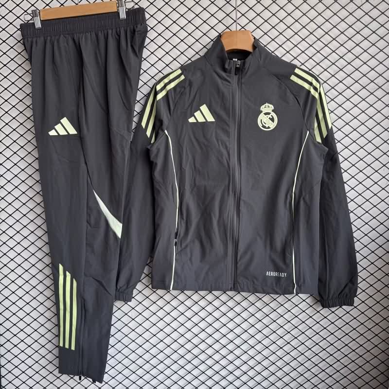 AAA Quality Real Madrid 25/26 Dark Grey Soccer Tracksuit 03 AAA Quality Real Madrid 25/26 Dark Grey Soccer Tracksuit 03