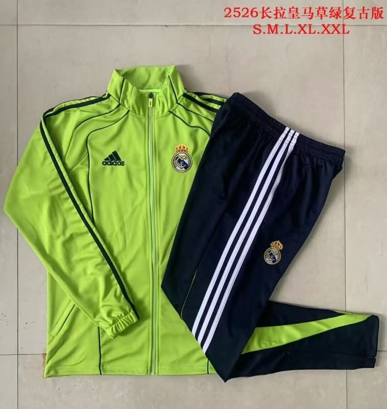 AAA Quality Real Madrid 25/26 Green Soccer Tracksuit 04