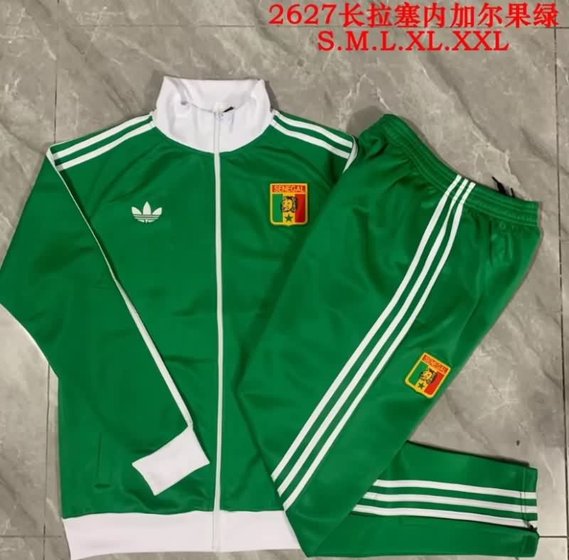 AAA Quality Senegal 2026 Green Soccer Tracksuit 03