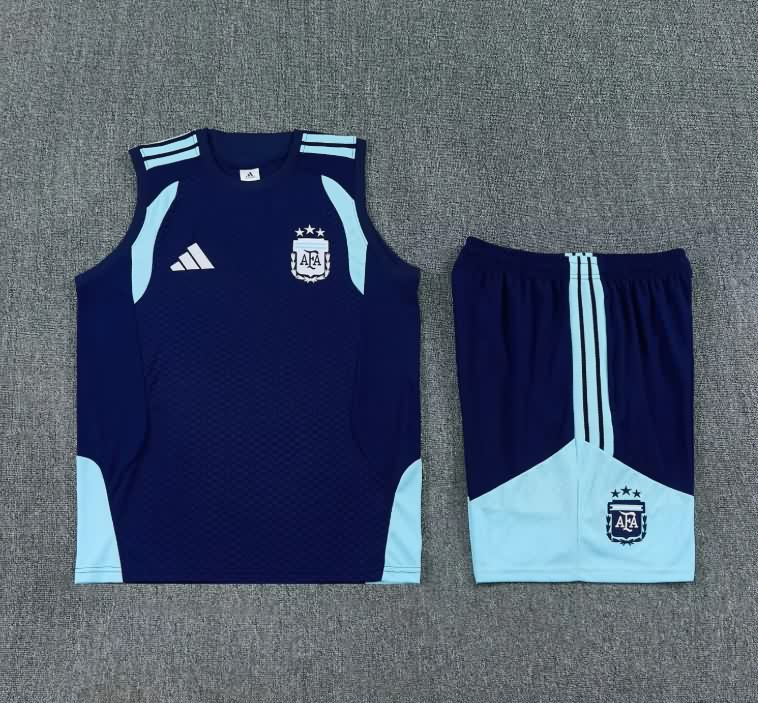 AAA Quality Argentina 2026 Dark Blue Soccer Training Sets
